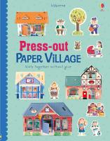 Press Out Paper Village