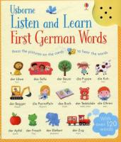Listen and Learn First German Words