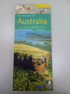 The Rough Guide to Australia Map