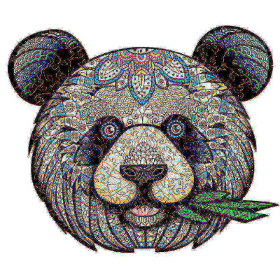 Деревянный пазл Китайская панда (M)