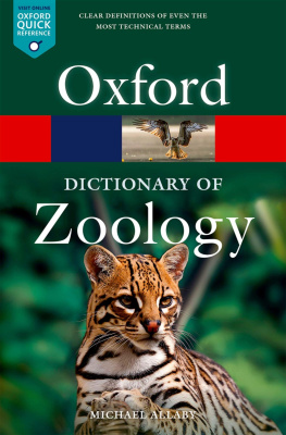Oxford Dictionary of Zoology (5 Edition)